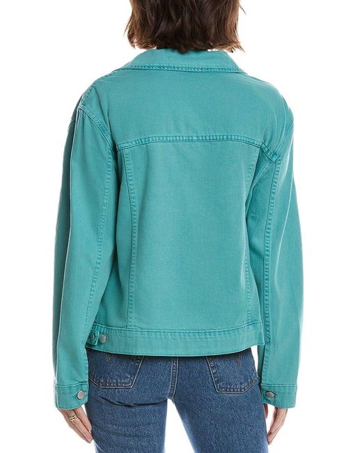 L'Agence Blue Mack Oversized Jacket
