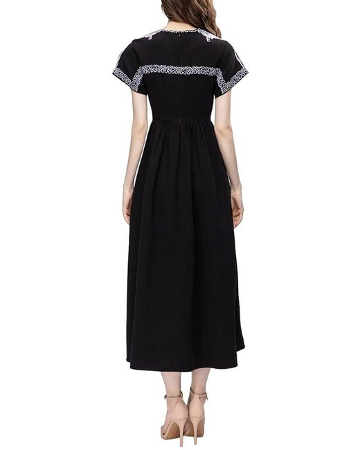 BURRYCO Black Maxi Dress