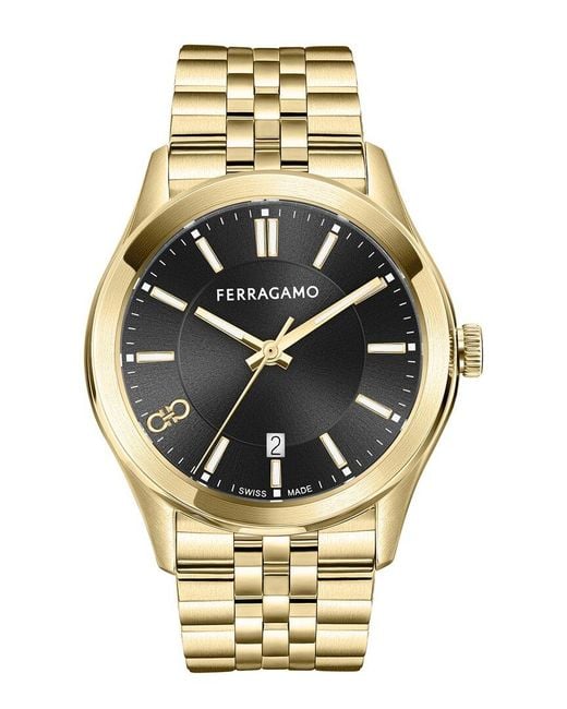 Ferragamo Metallic Classic Watch for men
