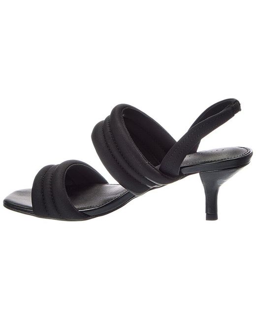 Sanctuary Black Let's Go Leather Sandal