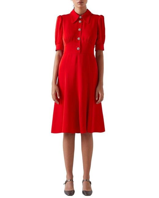 L.K.Bennett Red Esme Dress