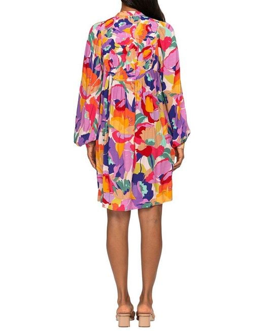 Tolani Red Patty Mini Dress