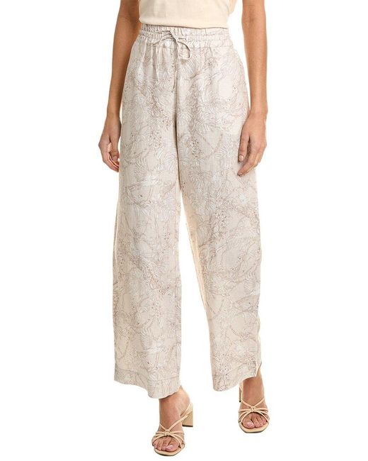 Tommy Bahama Natural Totally Toile High-rise Easy Linen Pant