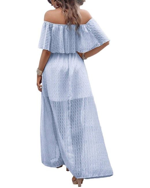 Luna Tuccini Blue Maxi Dress
