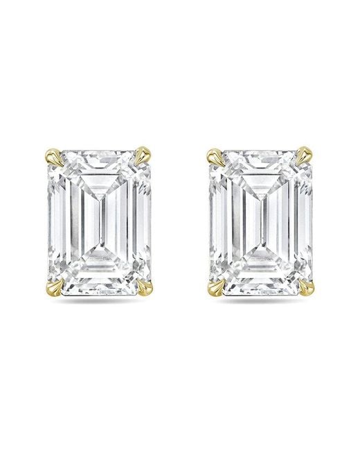 Diana M Metallic Diana M. 14K 6.00 Ct. Tw. Lab-Grown Diamond Earrings