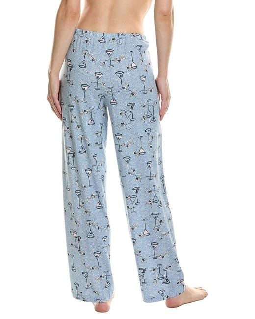 Hue Blue A Martini Moment Long Pajama Pant