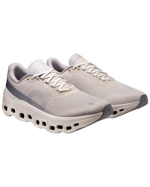 On Shoes White Cloudmonster 1 Sports Shoe for men