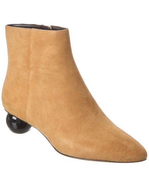 Kate Spade Brown Sydney Suede Bootie