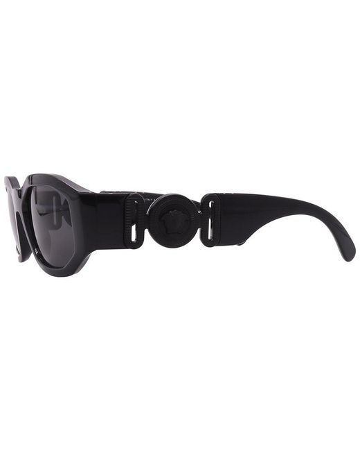 Versace Black 53Mm Sunglasses for men