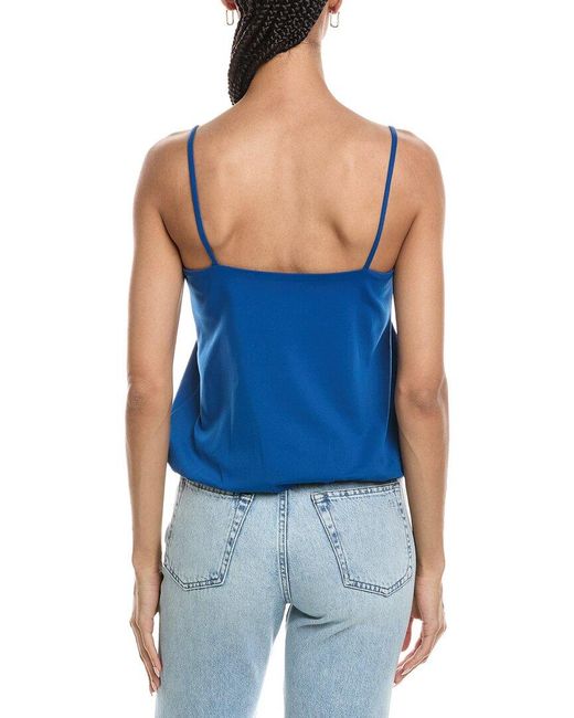 Susana Monaco Blue Relaxed String Top
