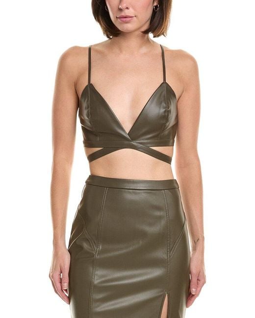 Studio Lexi Green Fern Bodice Top