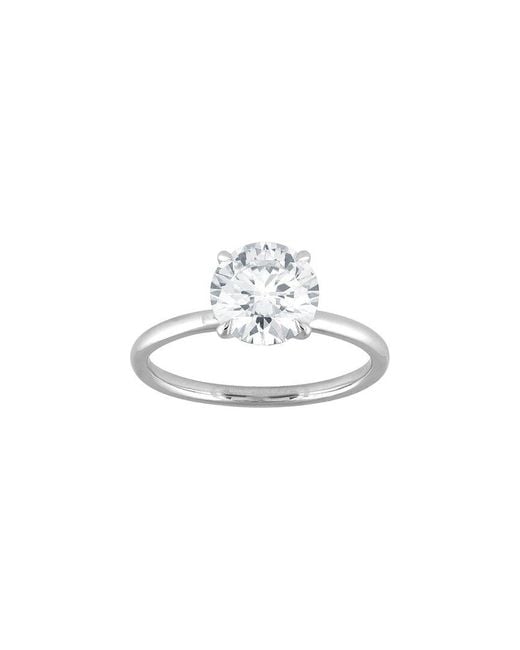 Lab Grown Diamonds White 14K 2.00 Ct. Tw. Lab-Grown Diamond Solitaire Ring
