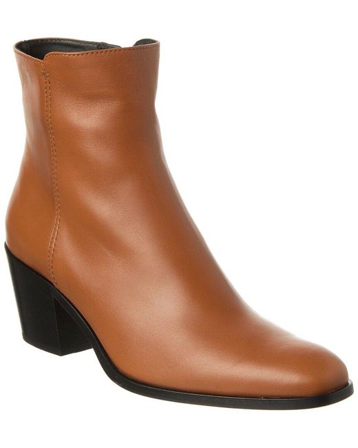 Tod's Brown Leather Bootie