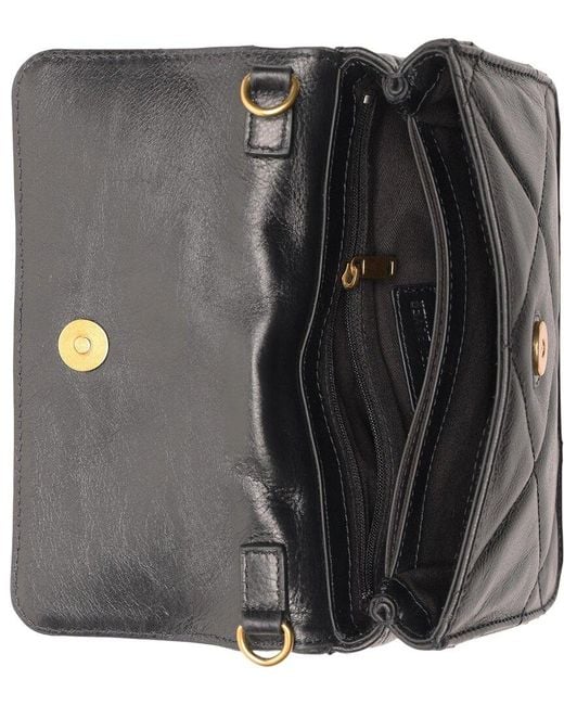 Walter Baker Black Genevieve Mini Leather Top Handle
