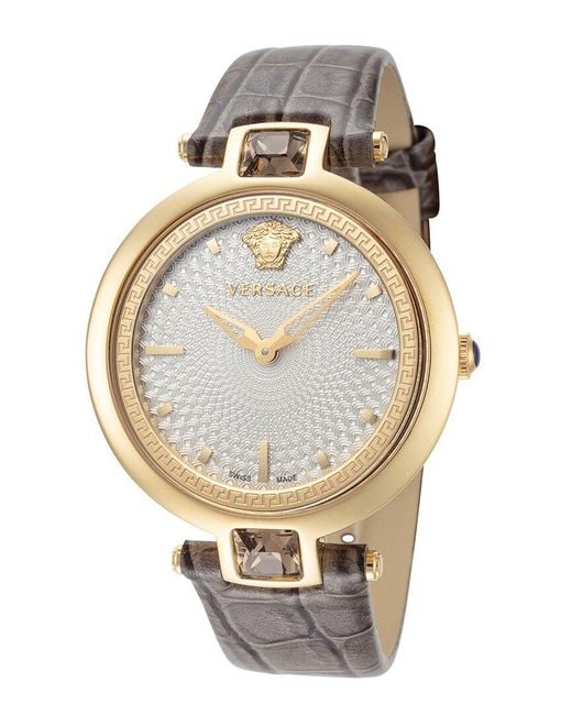 Versace Metallic Crystal Gleam Watch