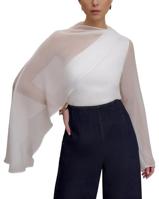 Monique Lagarde Blue Blouse