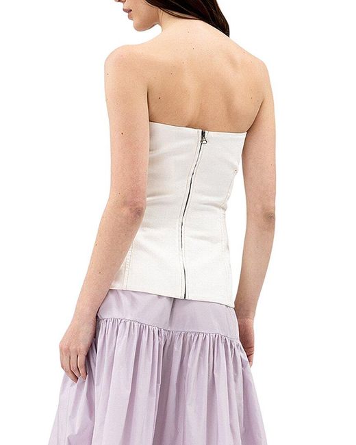 Tanya Taylor White Leandra Top
