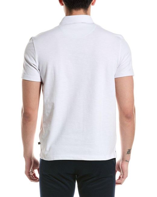 Ted Baker White Monlaco Regular Fit Polo Shirt for men