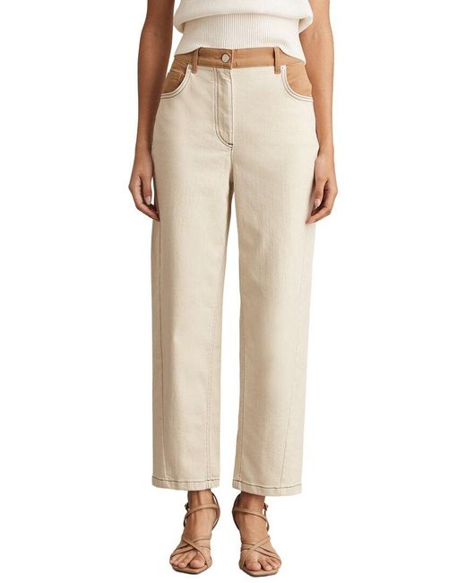 Reiss Natural Maddie Twisted Seam Jean