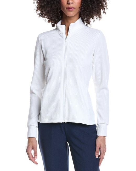 Adidas White Texture Jacket