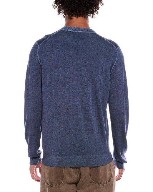 Boss Blue Boss Astefo Wool Crewneck Sweater for men