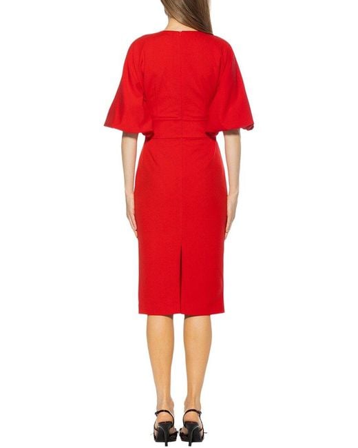 Alexia Admor Red Auden Sheath Dress