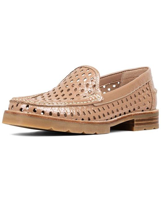 Donald J Pliner Natural Ombresp Leather Loafer