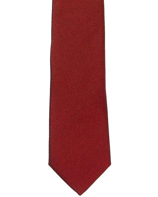 Givenchy Red 4g Jacquard Silk Tie for men