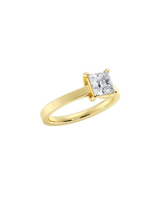 Lab Grown Diamonds Metallic 14K 1.00 Ct. Tw. Lab-Grown Diamond Solitaire Engagement Ring