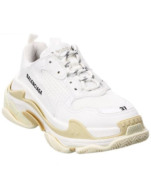 Balenciaga White Triple S Sneaker