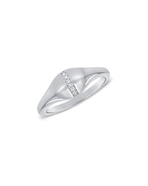 Sabrina Designs Multicolor 14k Diamond Signet Ring