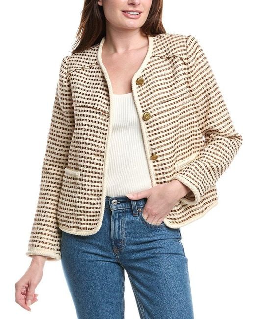 Rag & Bone Natural Mirabelle Tweed Jacket