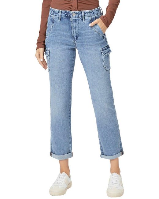 PAIGE Blue Drew Cargo Jean