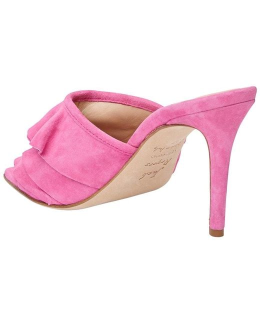 Jack Rogers Pink Beatrice Suede Heel