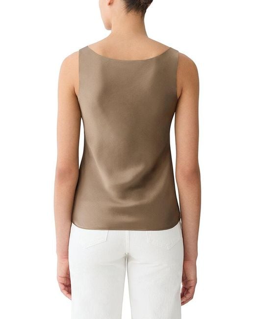 Lafayette 148 New York Natural Bias Tank Top