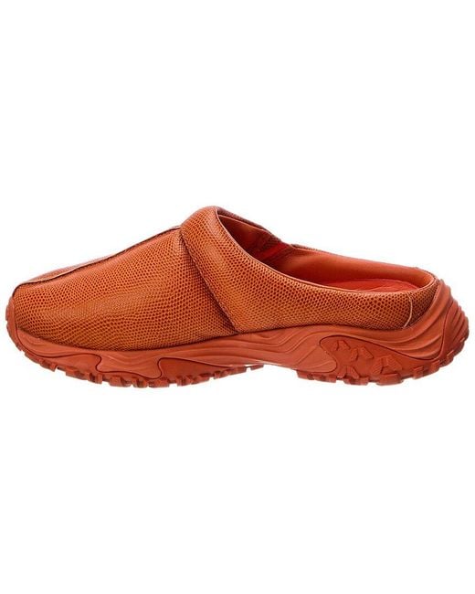 Clarks Brown Cur Leather Clog