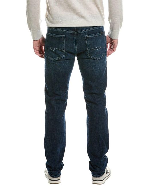 7 For All Mankind Blue Slimmy Baritone Slim Jean for men