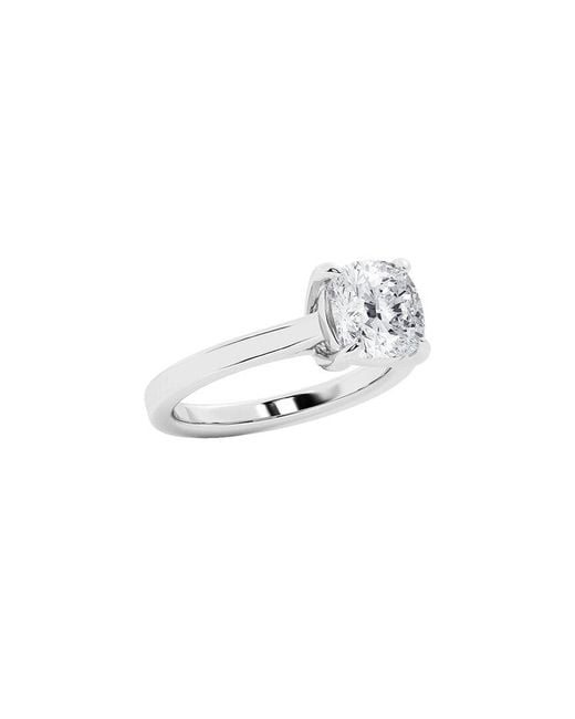 Lab Grown Diamonds White 14K 3.00 Ct. Tw. Lab-Grown Diamond Solitaire Engagement Ring