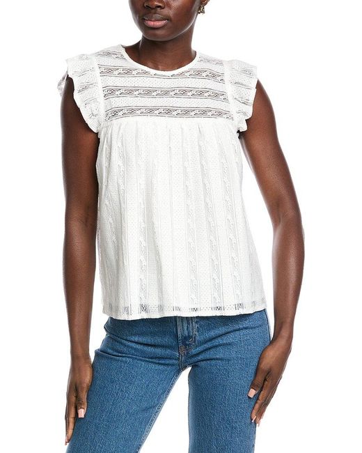 ANNA KAY White Brunch Top