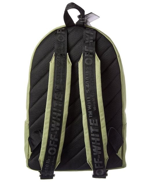 Off-White c/o Virgil Abloh Green Dome Double Pocket Backpack for men