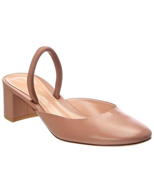 Gianvito Rossi Pink Leather Pump