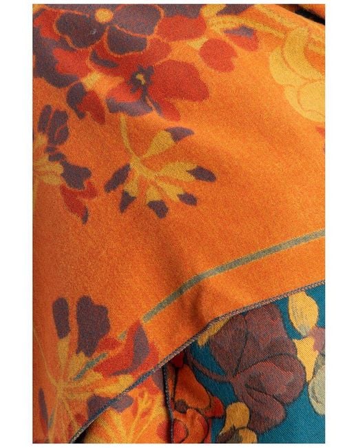 Saachi Orange Reversible Scarf