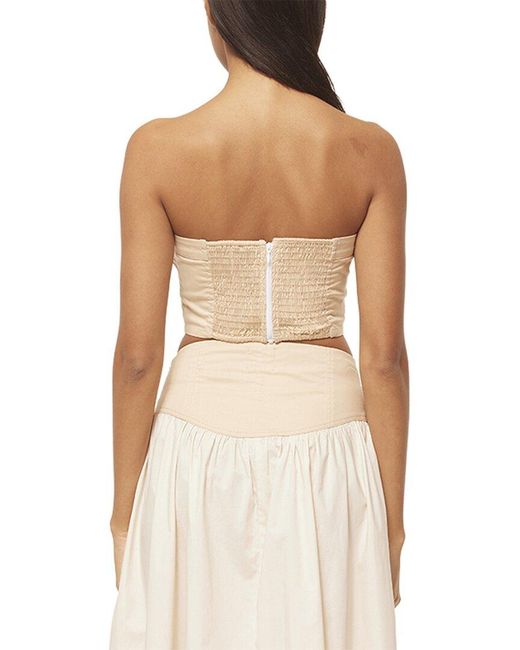 MISA Los Angles White Golnaz Top