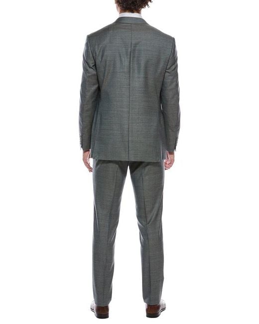 Canali Gray 2Pc Wool Suit for men