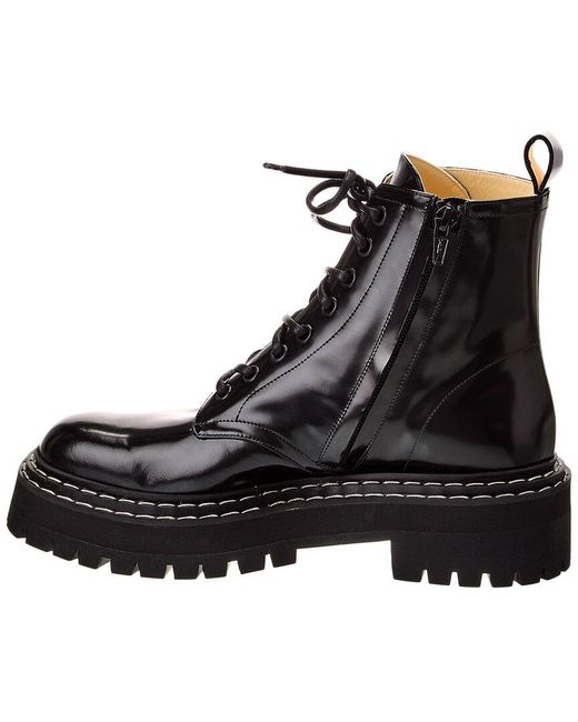 Proenza Schouler Black Leather Boot