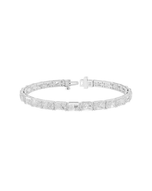 Lab Grown Diamonds White 14K 15.80 Ct. Tw. Lab-Grown Diamond Fashion Bracelet