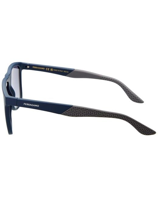 Ferragamo Blue 59Mm Sunglasses for men