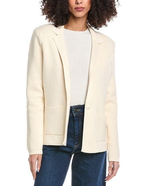 L'Agence Natural 'Agence Lacey Knit Blazer