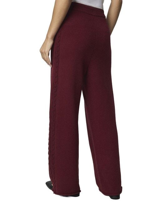 Splendid Red Jet Set Sweater Pant