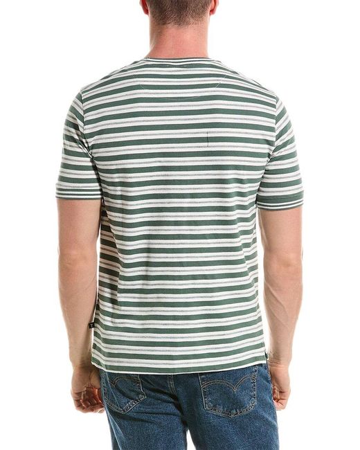 Ted Baker Green Vadell Regular Fit Pique Linen-blend T-shirt for men